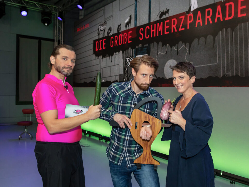 Die ORF-Science Busters Martin Puntigam, Martin Moder und Elisabeth Oberzaucher.