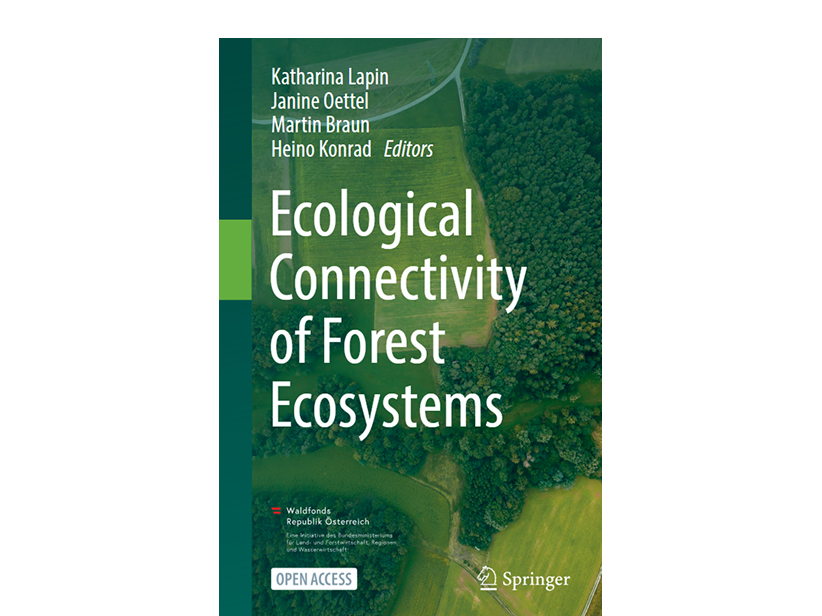 Buchcover mit dem Titel Ecological Connectivity of Forest Ecosystems.