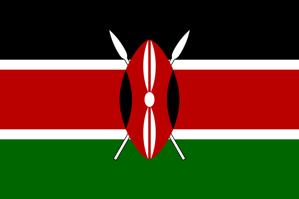 Flagge von Kenia