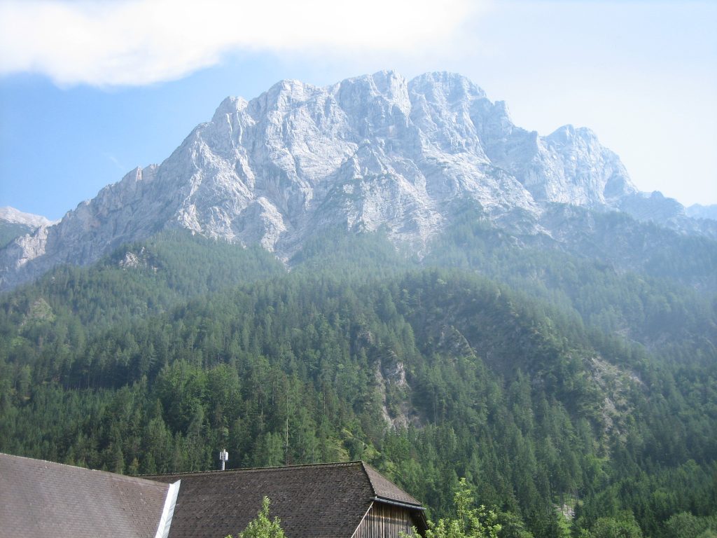 Blick in das Gesäuse, Richtung Hochtor
