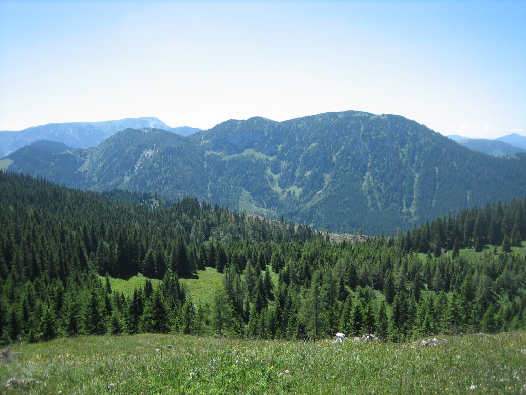 Blick vom Berg Hohe Student