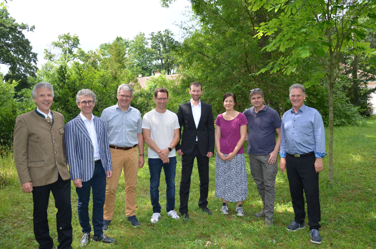 Gruppenfoto im BFW-Gelände